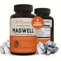 Live Conscious Magwell Magnesium Zinc & Vitamin D3 - Magnesium Glycinate, Malate, & Citrate - Triple Supplement for Women & Men - for Sleep, Bone, Heart, Immune Support - 120 Caps - FENGGESTORE20