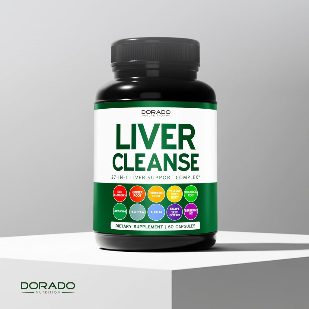 Liver Cleanse Detox & Repair (27 in 1 Formula - Milk Thistle, Dandelion Root, Turmeric, Artichoke Extract & More) - Detox Cleanse Supplement, - FENGGESTORE20