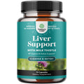 Liver Cleanse Detox & Repair - Milk Thistle Supplement for Digestion & Immune Health - Ginger Root, Choline & Dandelion Root - FENGGESTORE20