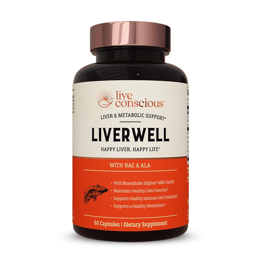 LiverWell Liver Cleanse, Rejuvenation, Metabolic Support - Liver Supplement for Liver Health w/Highly Bioavailable Milk Thistle Extract, N-Acetyl Cysteine, - FENGGESTORE20