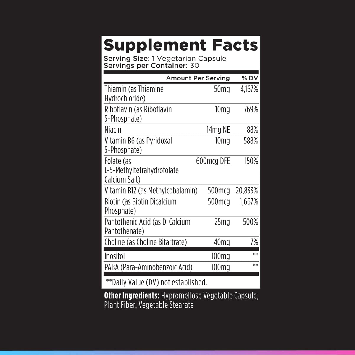 Livingood Daily Vitamin B Complex Capsules for Men and Women, Methylated B12 & Folate, 11 Active Forms Including B1 B2 B3 B5 B6 & Biotin, Gluten Free - FENGGESTORE20