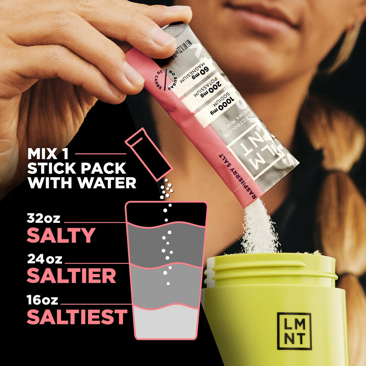 LMNT Zero Sugar Electrolytes - Raspberry Salt | Drink Mix | 30-Count - FENGGESTORE20