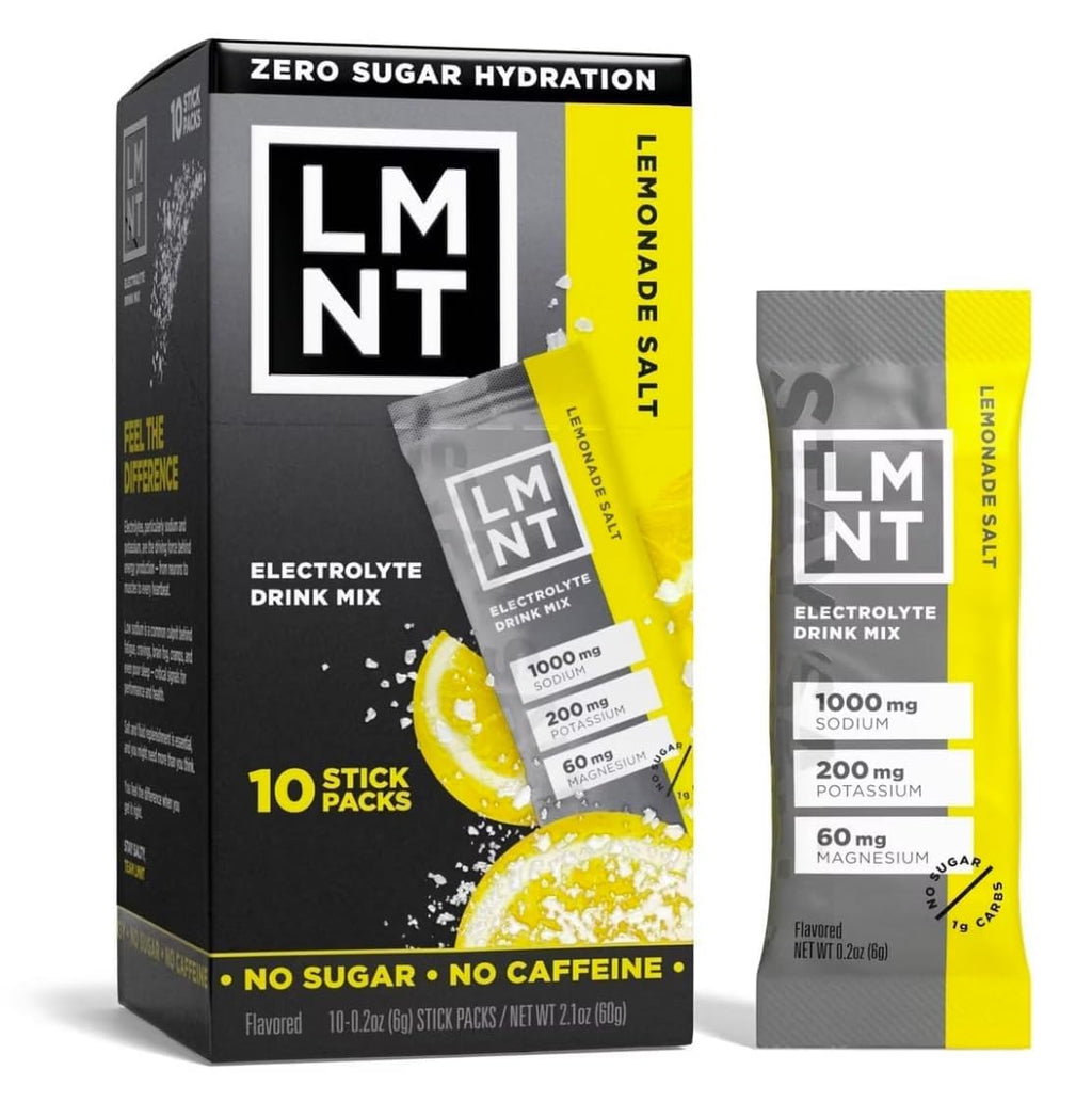 LMNTS Lemonade Zero-Sugar Electrolytes Drinks - 10ct/2.1oz - FENGGESTORE20