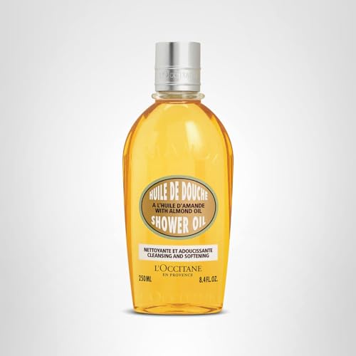 L'OCCITANE Cleansing & Softening Almond Shower Oil. 8.40 fl oz - FENGGESTORE20