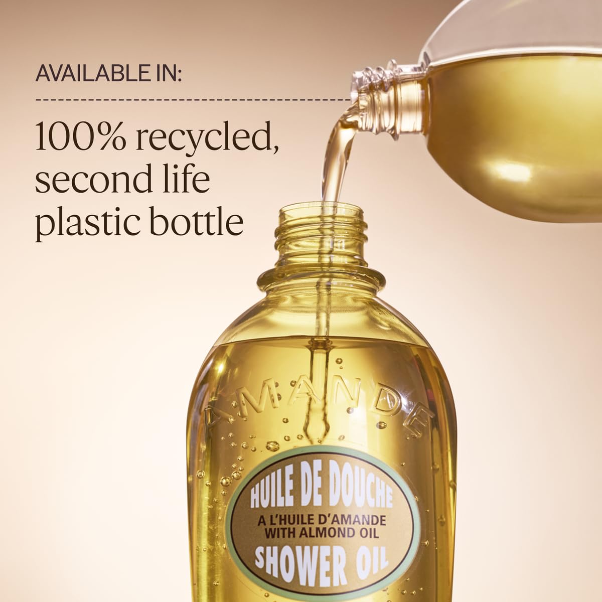 L'OCCITANE Cleansing & Softening Almond Shower Oil. 8.40 fl oz - FENGGESTORE20