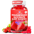Lofux Magnesium Glycinate Gummies 400mg, Sugar Free Magnesium Gummies for Adults Women, Men, Chewable Supplement Gummy with L-Threonate, Vitamin D, B6, CoQ10 - FENGGESTORE20
