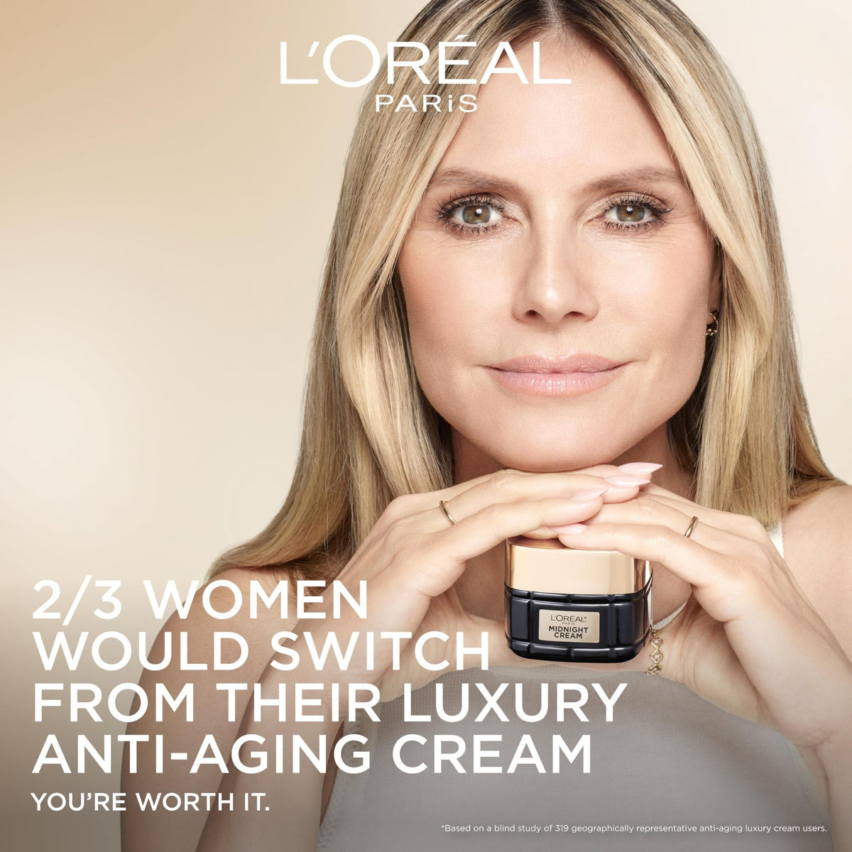L'Oreal Paris Age Perfect Anti-Aging Midnight Cream, Face Moisturizer to Reduce Wrinkles and Firm Skin, 1.7oz + Serum Sample - FENGGESTORE20