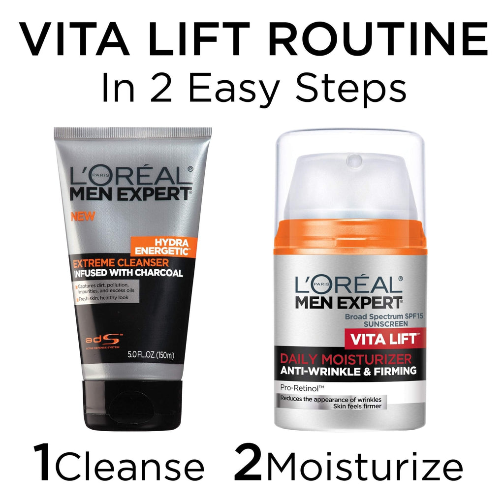 L'Oreal Paris Men Expert Vitalift Anti-Wrinkle & Firming Face Moisturizer with Pro-Retinol, 1.6 oz - FENGGESTORE20