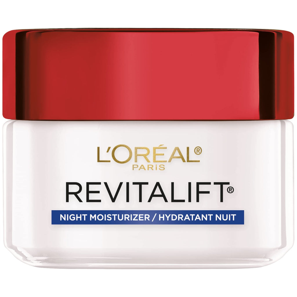L'Oreal Paris Revitalift Anti-Wrinkle and Firming Face Night Cream, Pro Retinol 1.7 oz - FENGGESTORE20