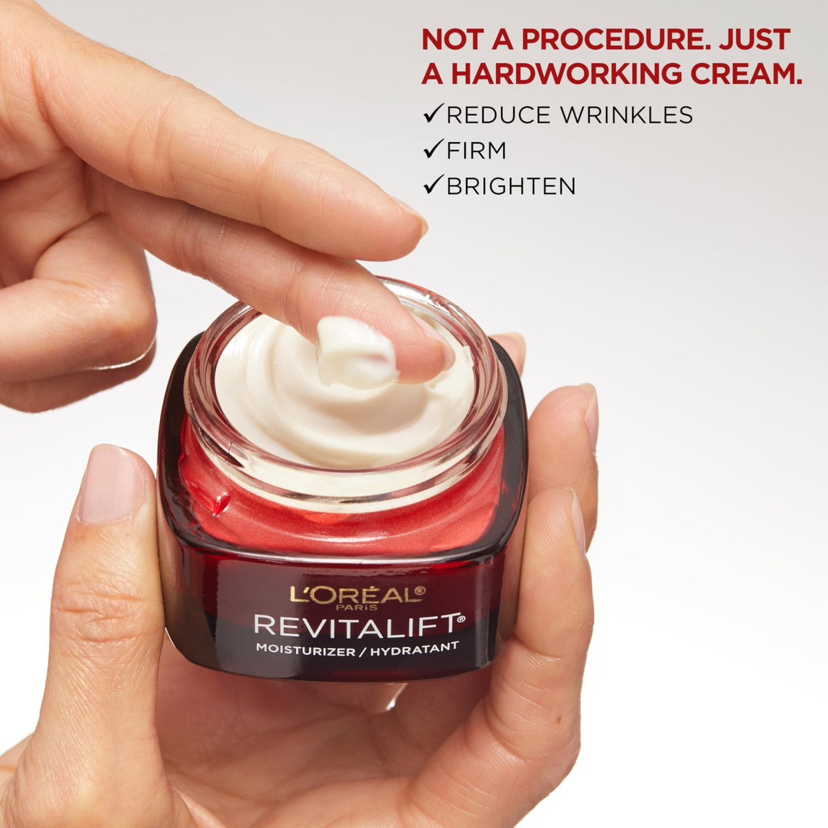 L'Oreal Paris Revitalift Triple Power Anti-Aging Face Moisturizer, Pro Retinol, Hyaluronic Acid & Vitamin C, Reduce Wrinkles 2.55 Oz - FENGGESTORE20