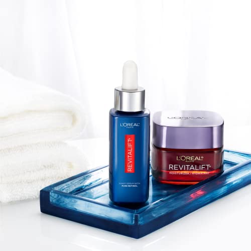L'Oreal Paris Revitalift Triple Power Anti-Aging Face Moisturizer, Pro Retinol, Hyaluronic Acid & Vitamin C, Reduce Wrinkles 2.55 Oz - FENGGESTORE20