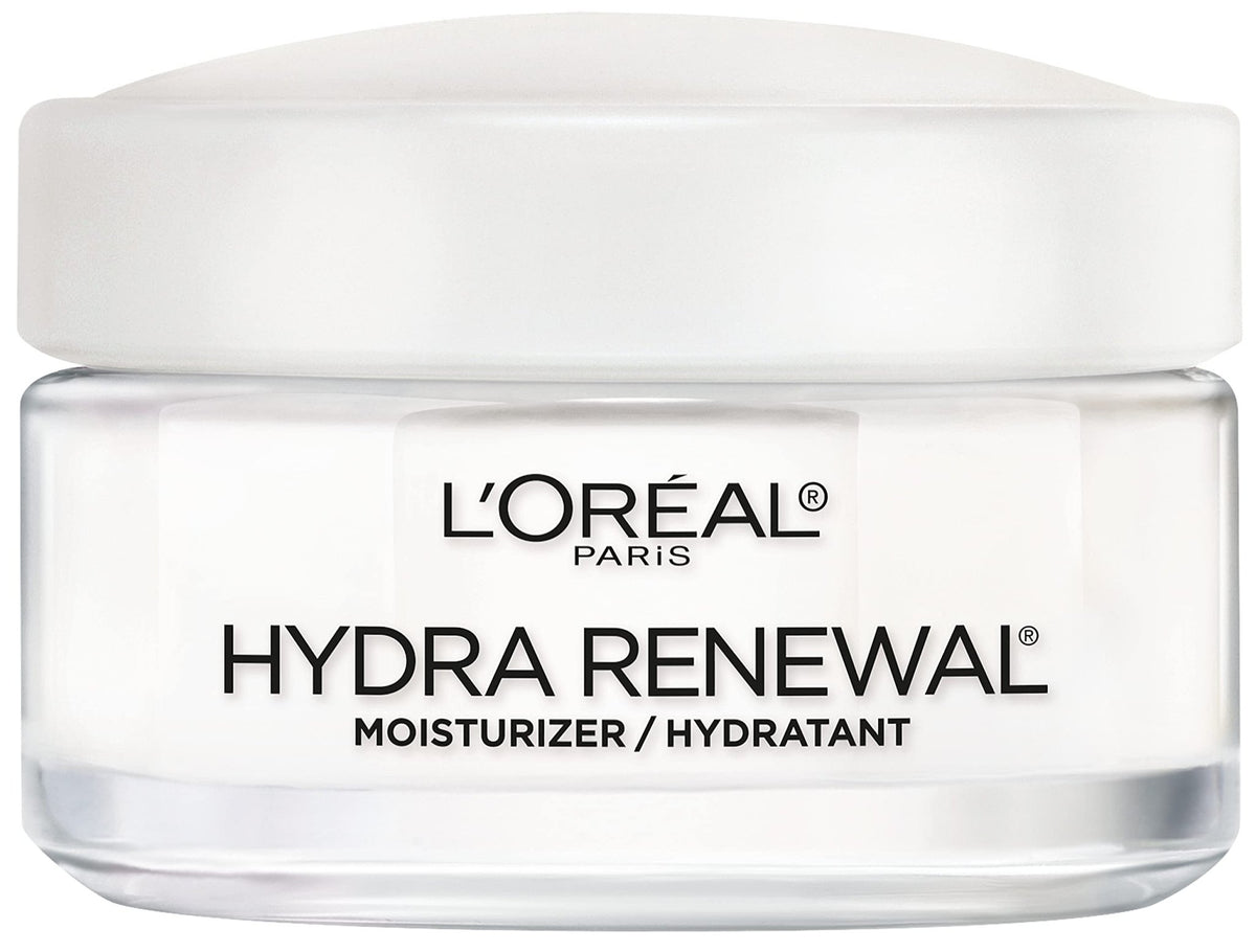 L'Oreal Paris Skincare Hydra-Renewal Face Moisturizer with Pro-Vitamin B5 for Dry Sensitive Skin, All-Day Hydration, 1.7 Oz - FENGGESTORE20