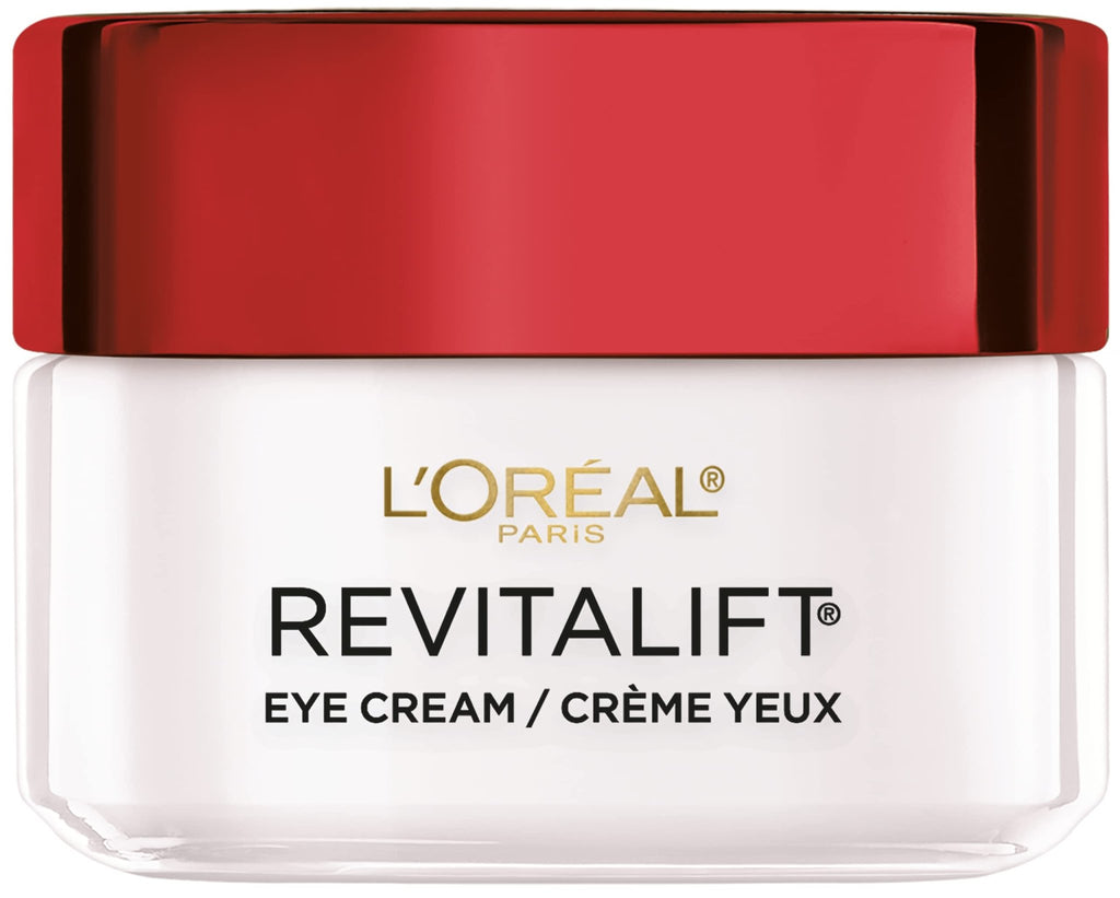 L'Oreal Paris Skincare Revitalift Anti-Wrinkle and Firming Eye Cream with Pro Retinol, Treatment to Reduce Dark Circles, Fragrance Free, 0.5 oz. - FENGGESTORE20