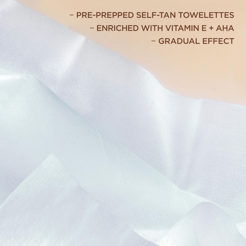 L'Oreal Paris Sublime Bronze Self Tanning Towelettes, Streak-Free, Natural Looking Tan, 6 ct - FENGGESTORE20