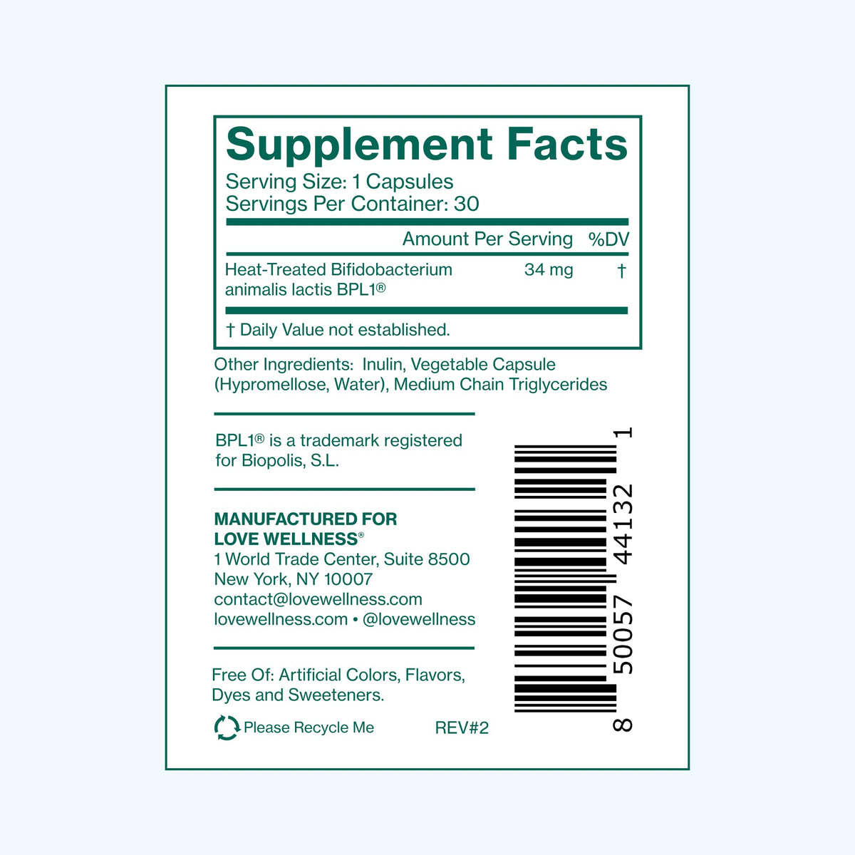 Love Wellness Hello Burn Activate | Support Visceral Fat Burn with HT BPL1 Postbiotic | Supports Healthy Waist Circumference, Longevity and Metabolic Wellness | 30 Count - FENGGESTORE20