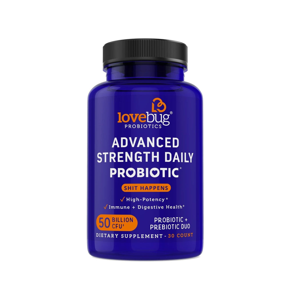 LOVEBUG Award Winning Maximum Strength | Rebuild & Restore Immune and Digestive Microbiome | 10 Clinically Studied Strains for Constipation - FENGGESTORE20