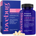 LOVEBUG Prenatal Probiotic | Helps with Morning Sickness, Nausea, Heartburn & Digestion | Helps Baby Microbiome | Multi Strain 20 Billion CFU | 30 Capsules - FENGGESTORE20
