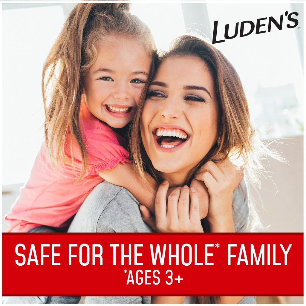 Luden's Sore Throat Relief Lozenges for Minor Everyday Irritation & Dry Mouth, Wild Cherry Flavored Drops, 30 Count - FENGGESTORE20