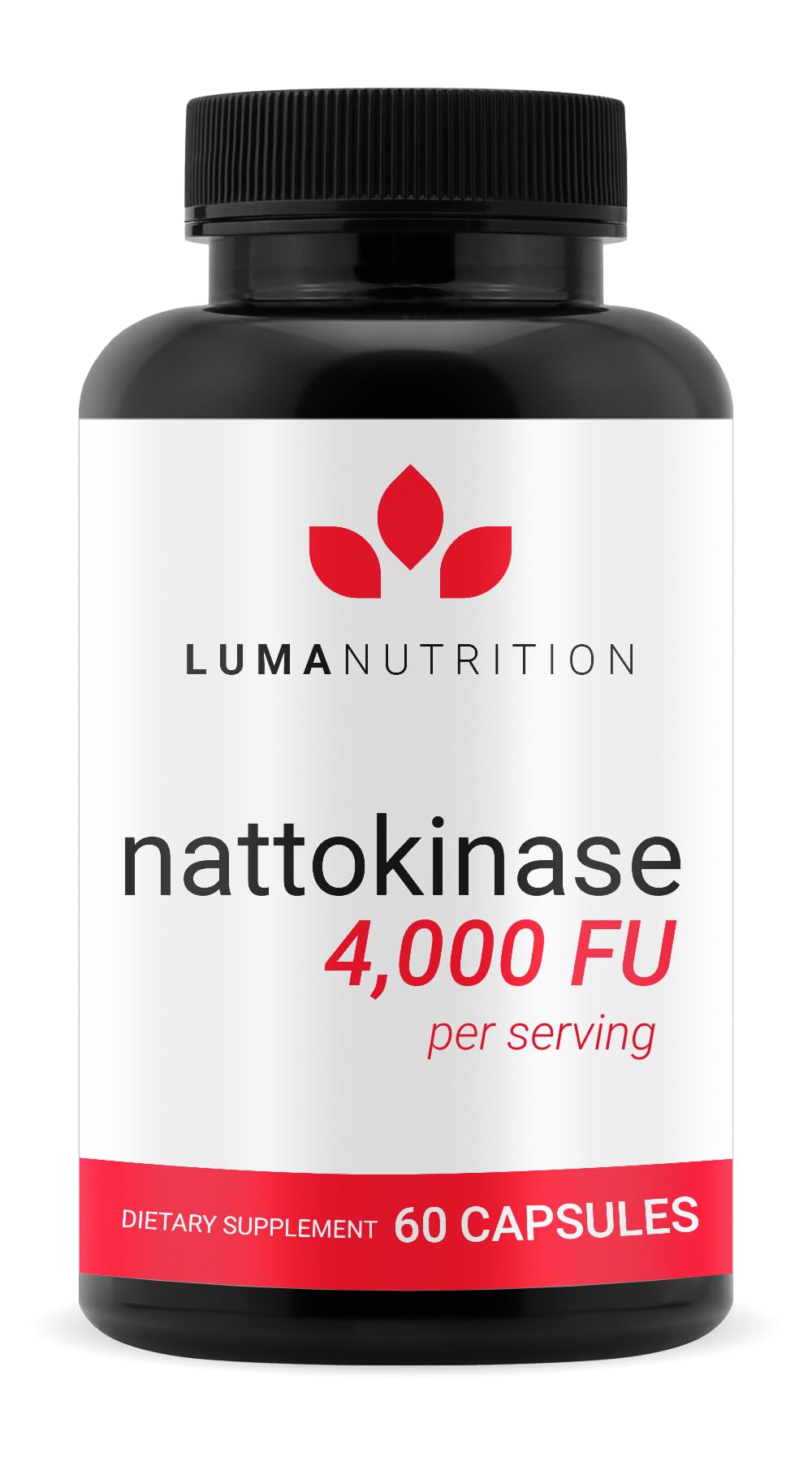 Luma Nutrition Nattokinase Supplement - Natto 4000 FU Per Serving, Premium Heart Health Support - Vegan & Gluten Free - 60 Capsules - FENGGESTORE20