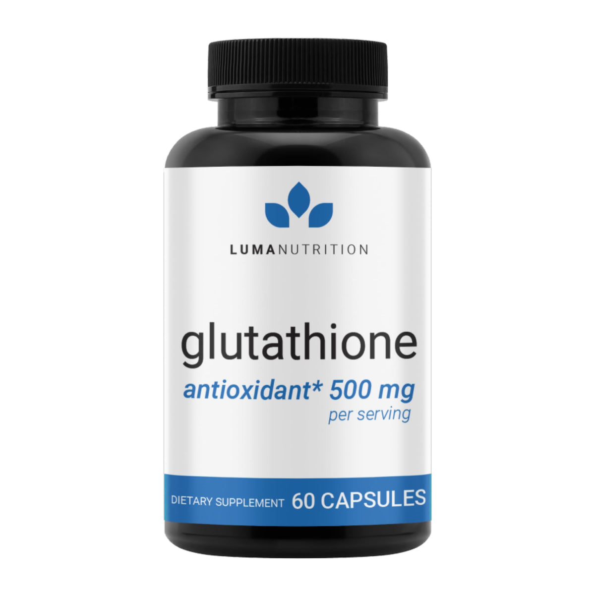 Luma Nutrition Premium Glutathione Supplement - 500mg - L-Glutathione - Antioxidant Support - FENGGESTORE20