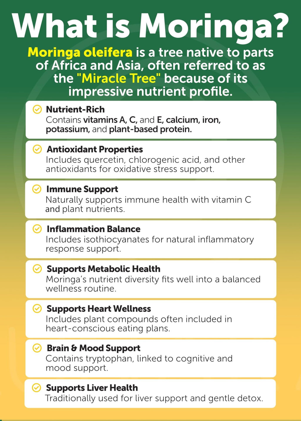 Lunakai USA Made Pure Moringa Capsules – Advanced Moringa Leaf Extract Supplement with Ashwagandha, Boswellia, Ginseng & Turmeric, 60ct - FENGGESTORE20