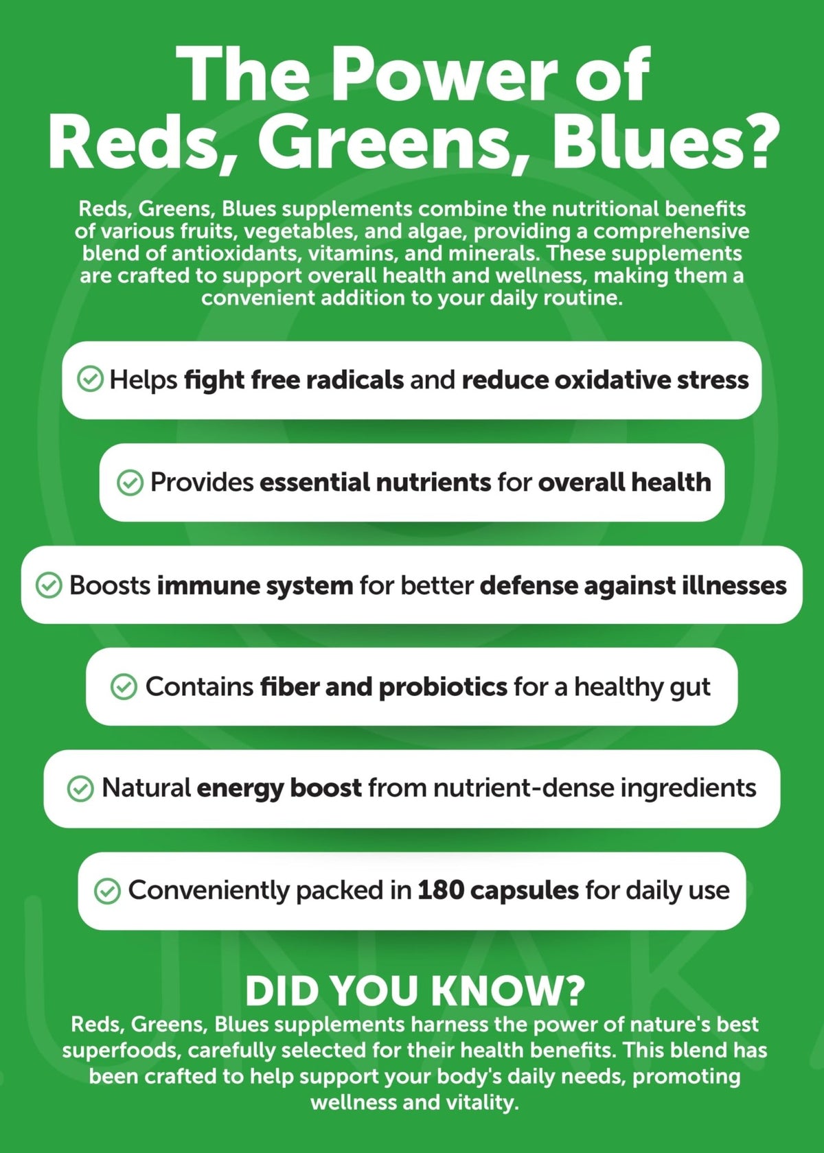 Lunakai USA Made Superfood Fruits & Veggies Supplement - All-in-One with 4 Blends & Scented Capsules, 180ct Super Veggie Capsules for Adults - FENGGESTORE20