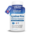 Lysine Cold Sore Treatment for Lips with Pre-Probiotics & VIT C | 1 Month Supply | Supercharged Lysine Capsules with Rhamnosus & Acidophilus for Cold Sores Relief - FENGGESTORE20