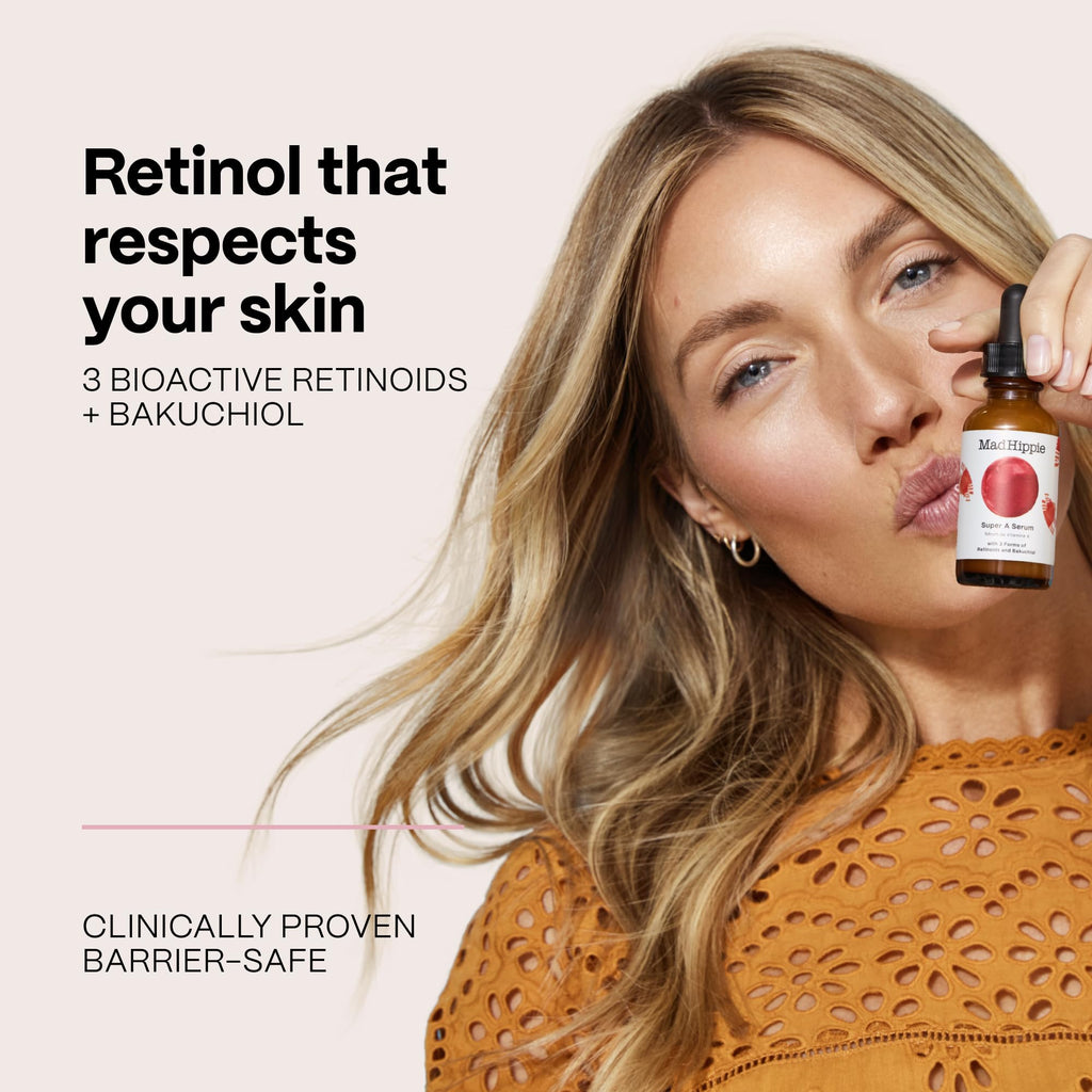 Mad Hippie Super A Retinol Serum for Face – Potent Skin Repair & Anti-Aging Serum with 3 Retinoids, Bakuchiol - FENGGESTORE20
