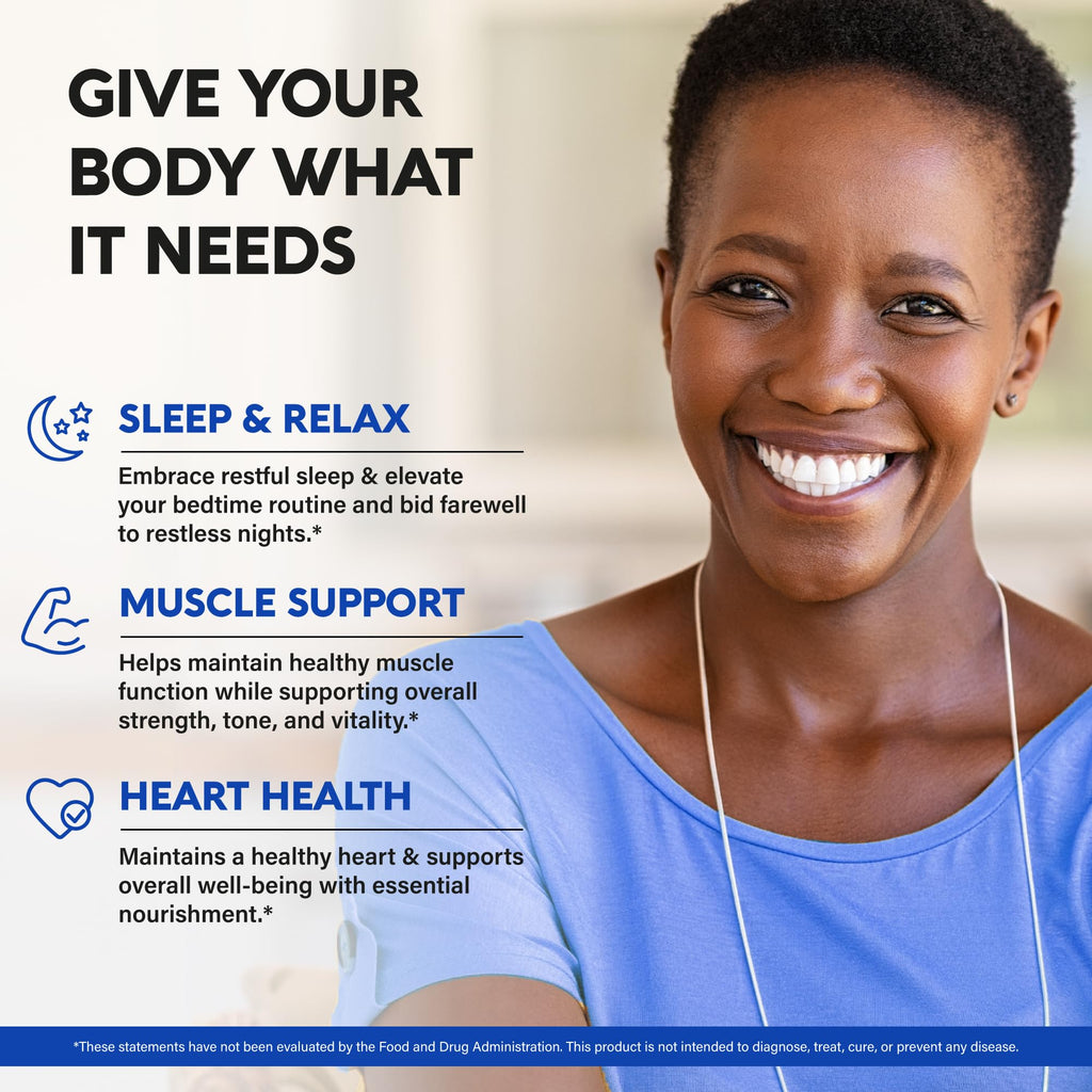 Magnesium Citrate Capsules 1000mg | High Absorption Supplement - Sleep, Muscle & Heart Support - Vegan | Non-GMO - Made in USA - As Powder - FENGGESTORE20