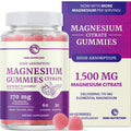 Magnesium Citrate Gummies | Extra Strength for Calm, Relaxation & Digestion | High Absorption Magnesium Gummies for Adults | Vegan, Non-GMO - FENGGESTORE20
