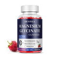 Magnesium Glycinate 400mg Gummies, Sugar Free Magnesium Gummies with Vitamins D, B6 for Sleep Support, - FENGGESTORE20