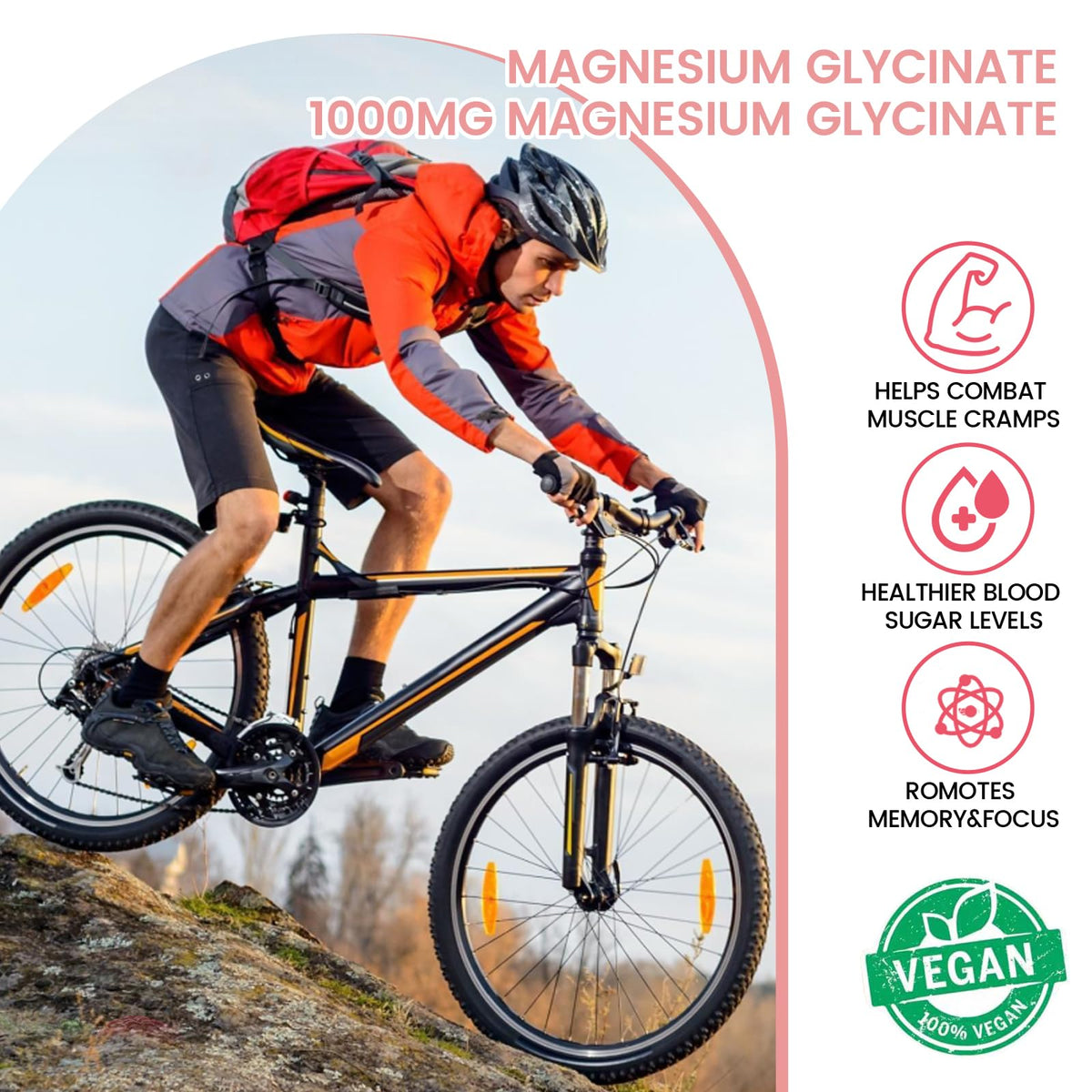 Magnesium Glycinate Gummies 1000mg, Sugar Free Magnesium Potassium Supplements Chewable for Adults with L-Threonate for Sleep - FENGGESTORE20