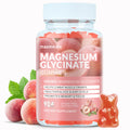 Magnesium Glycinate Gummies 1000mg, Sugar Free Magnesium Potassium Supplements Chewable for Adults with L-Threonate for Sleep - FENGGESTORE20