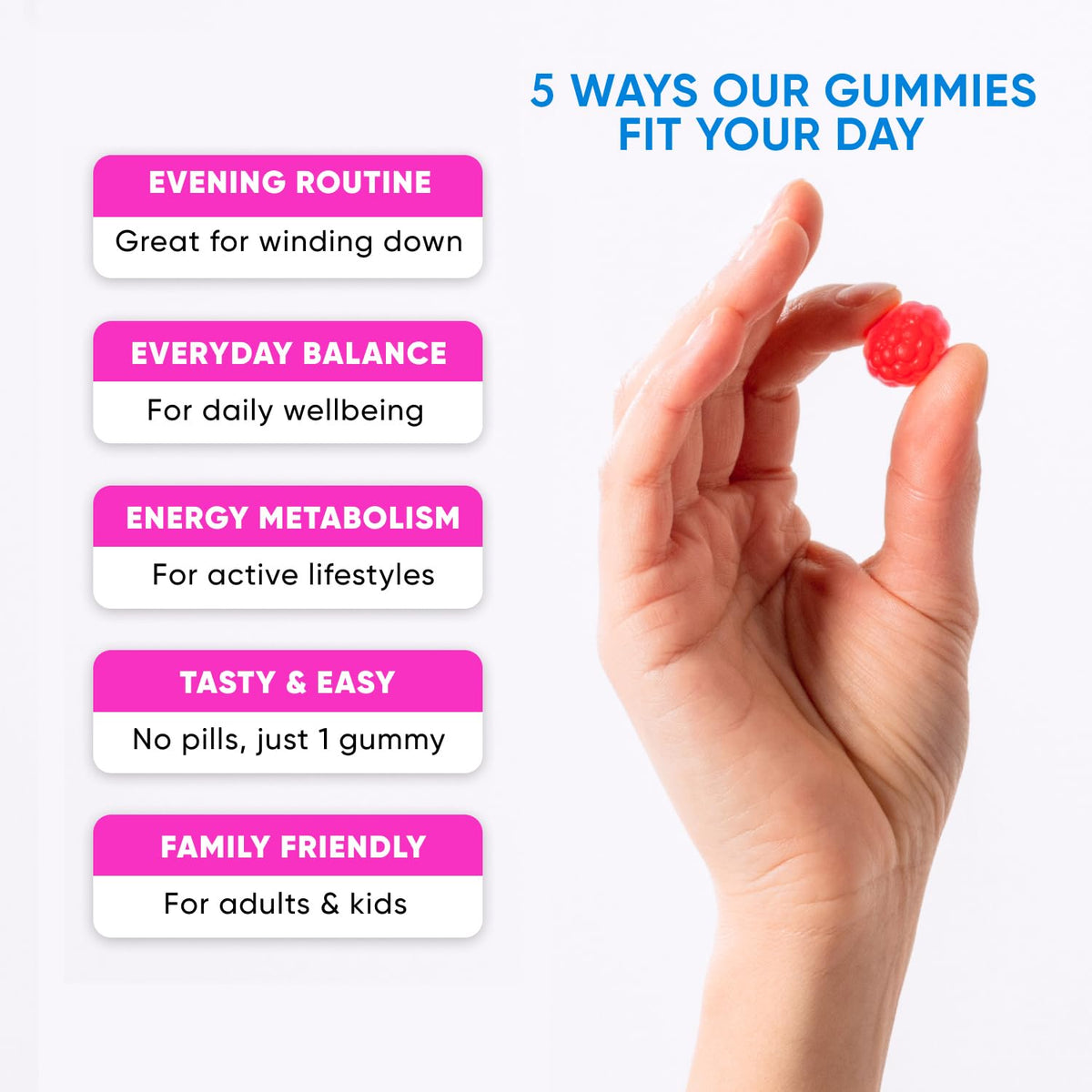 Magnesium Glycinate Gummies 400mg, High Absorption Magnesium Supplement for Women - FENGGESTORE20
