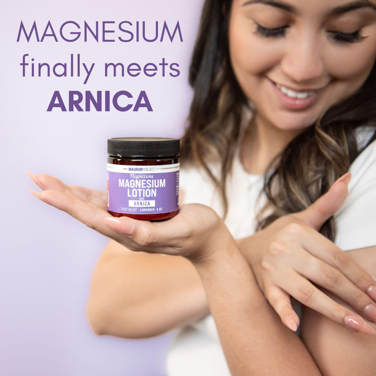 Magnum Solace Nighttime Magnesium Lotion with Arnica – Highly Concentrated Magnesium - FENGGESTORE20