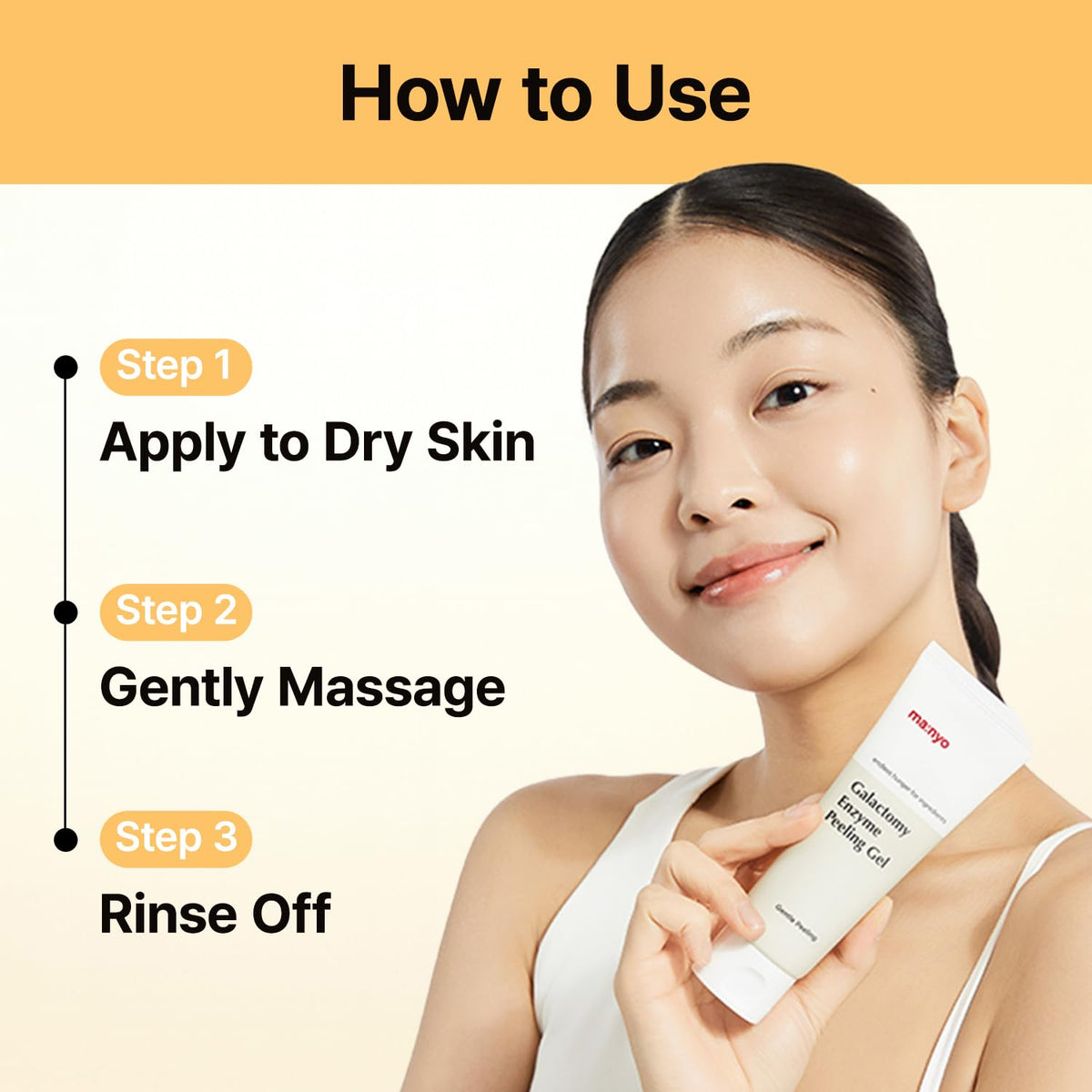 MANYO Galactomy Enzyme Peeling Gel, Face and Body Scrub, Dead Skin Remover, Blackhead Remover, Korean Exfoliating Gel - FENGGESTORE20