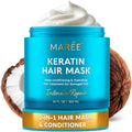 MAREE Deep Conditioning Hair Mask for Damaged Hair Treatment – Keratin Hair Care for Hydrating Growth Repair Moisturizing - FENGGESTORE20