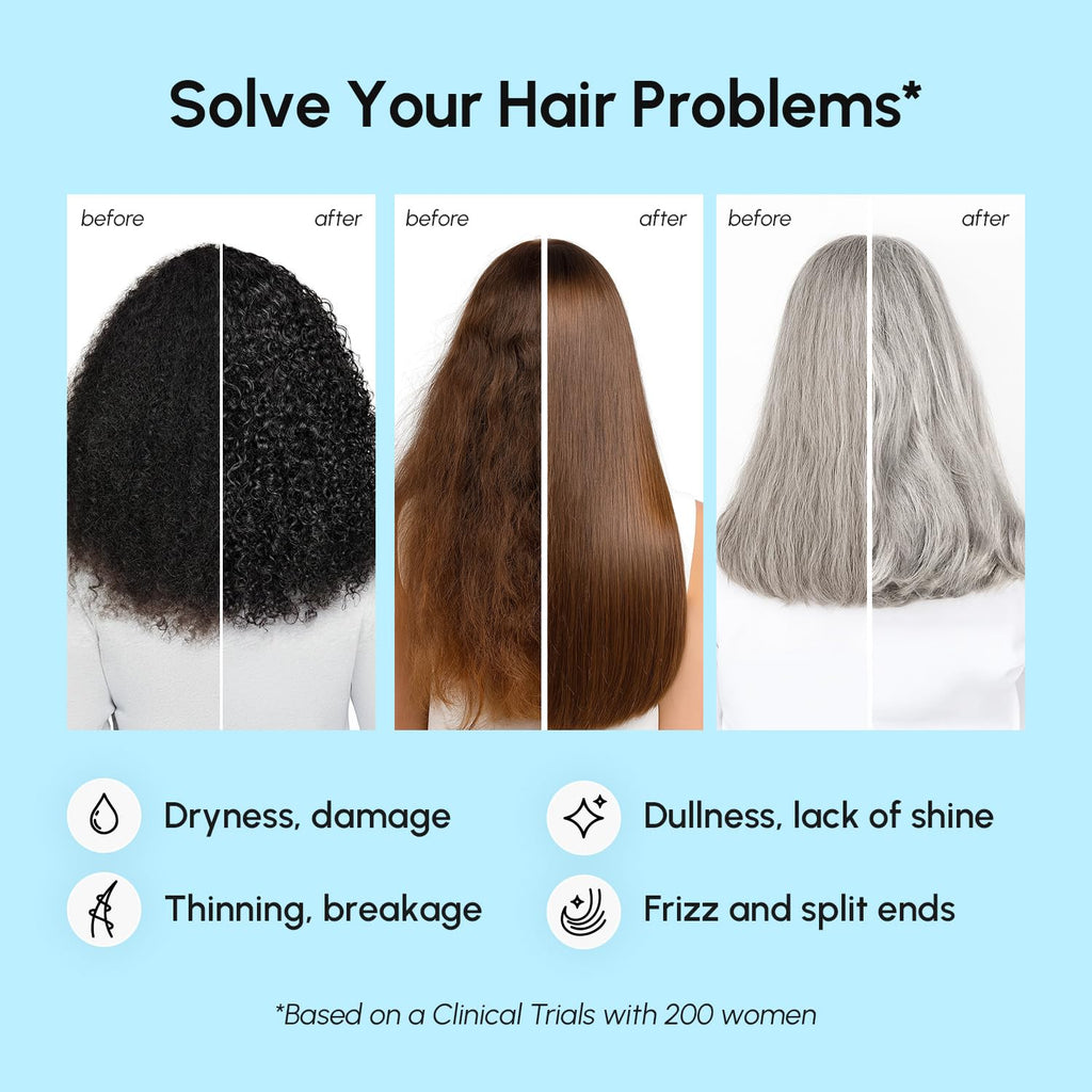 MAREE Deep Conditioning Hair Mask for Damaged Hair Treatment – Keratin Hair Care for Hydrating Growth Repair Moisturizing - FENGGESTORE20