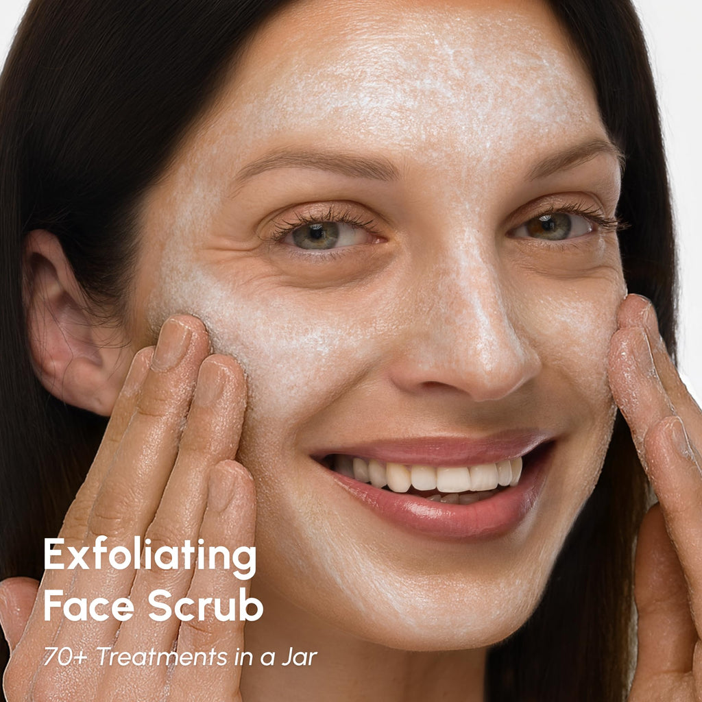 MAREE Face Exfoliator – Microdermabrasion Facial Scrub & Exfoliating Face Wash for Women – Collagen & Glycolic Acid – Gentle Scrub and Exfoliant - FENGGESTORE20