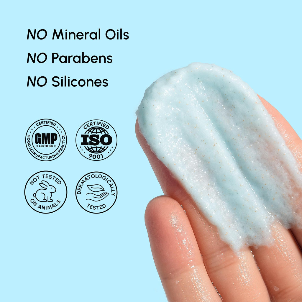 MAREE Face Exfoliator – Microdermabrasion Facial Scrub & Exfoliating Face Wash for Women – Collagen & Glycolic Acid – Gentle Scrub and Exfoliant - FENGGESTORE20