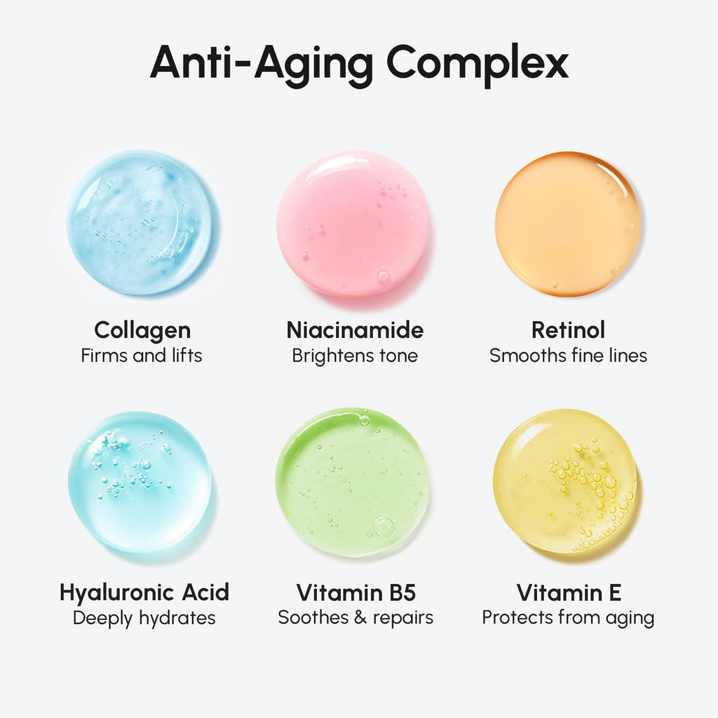 MAREE Face Moisturizer Retinol Cream for Face – Daily Wrinkle Cream for Women – Anti-Aging Face Cream – Facial Moisturizer with Collagen - FENGGESTORE20