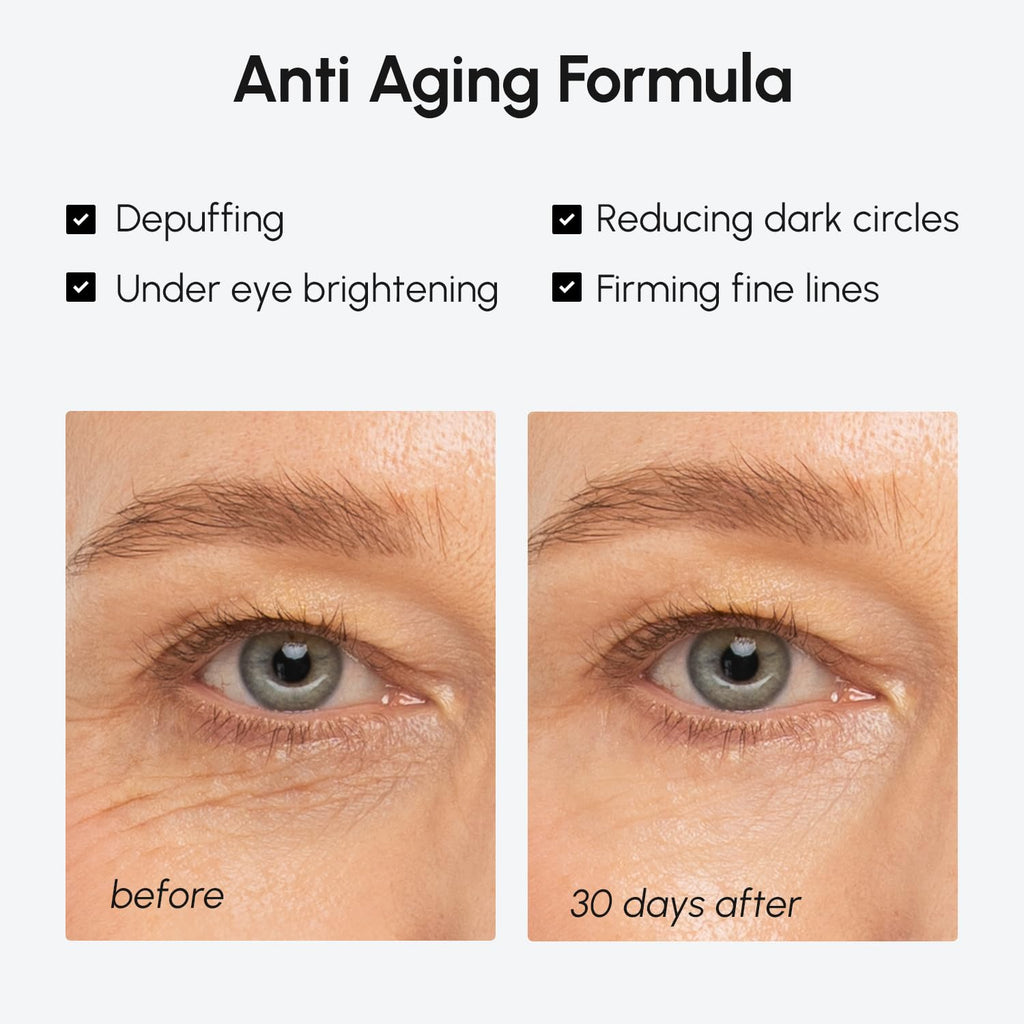 MAREE Under Eye Balm Stick Hydrating – Retinol Caffeine Under Eye Brightener Stick for Older Women – Collagen Undereye Cream - FENGGESTORE20