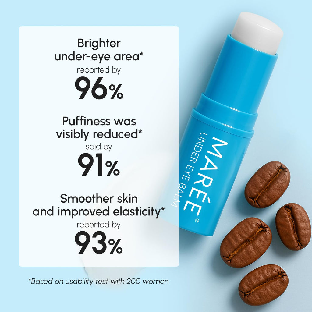 MAREE Under Eye Balm Stick Hydrating – Retinol Caffeine Under Eye Brightener Stick for Older Women – Collagen Undereye Cream - FENGGESTORE20