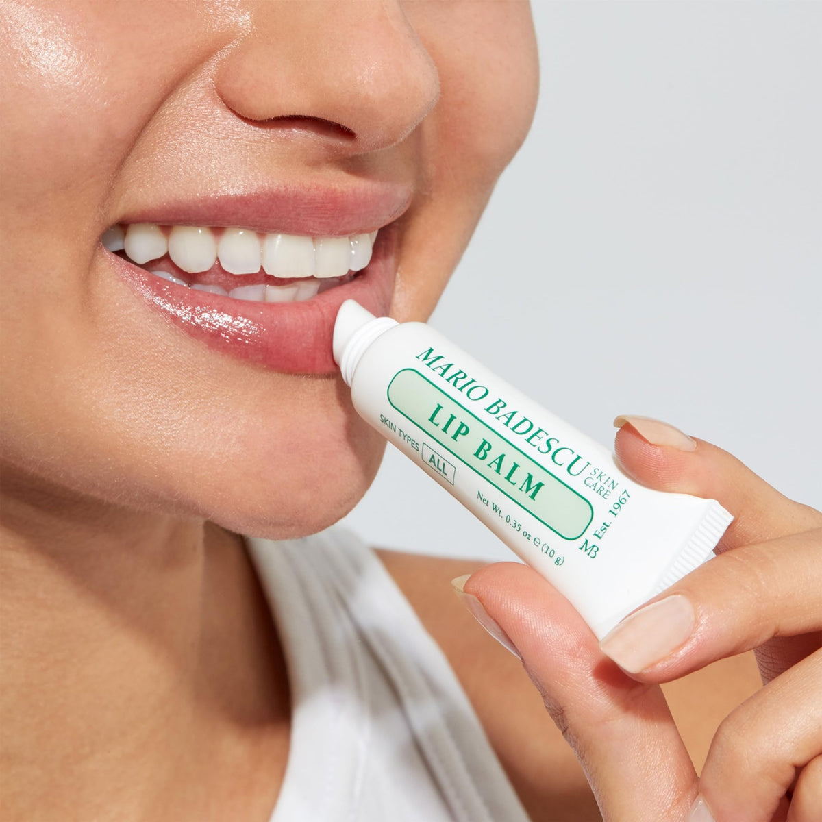 Mario Badescu Moisturizing Original Lip Balm for Dry Cracked Lips, Infused with Coconut Oil and Shea Butter, Ultra-Nourishing Lip Care Moisturizer for Soft, Smooth and Supple Lips, 0.35 Oz - FENGGESTORE20