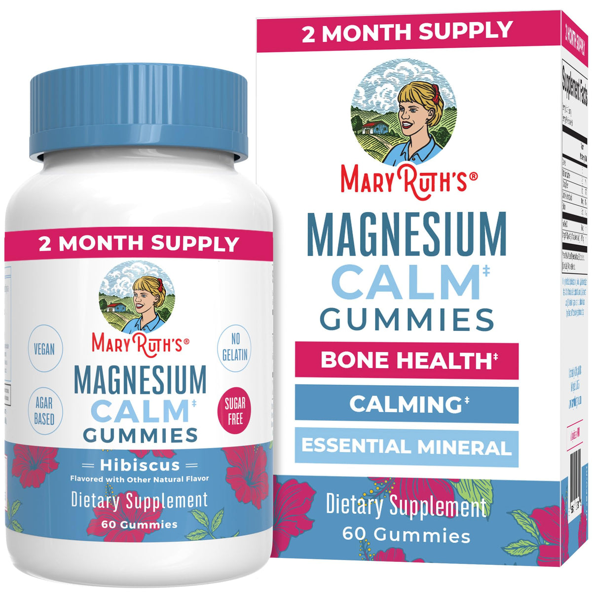 MaryRuth Organics Calm Magnesium Citrate Gummies | 2 Month Supply | Sugar Free | Magnesium Supplement for Adults - FENGGESTORE20
