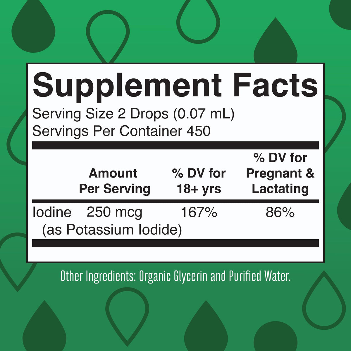 MaryRuth Organics Iodine Liquid Drops | Potassium Iodide | 1 Year Supply | 450 Servings | Thyroid Health | USDA Organic| - FENGGESTORE20