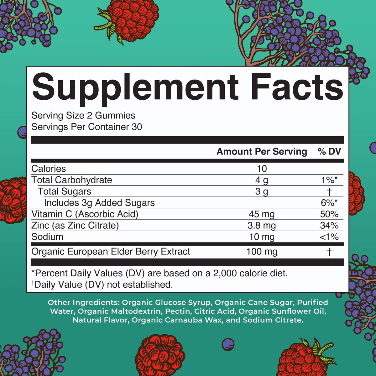 MaryRuth Organics Kids Immune Support Gummies | USDA Organic | Vitamin C, Zinc, and Elderberry Gummies for Kids| Immune Support for Ages 4+ | Vegan - FENGGESTORE20