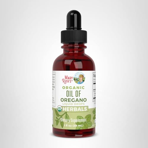 MaryRuth Organics Oregano Oil Drops | 6 Month Supply | USDA Organic Oil of Oregano Liquid | Herbal Blend for Immune Support | Digestive Health | Overall Health - FENGGESTORE20
