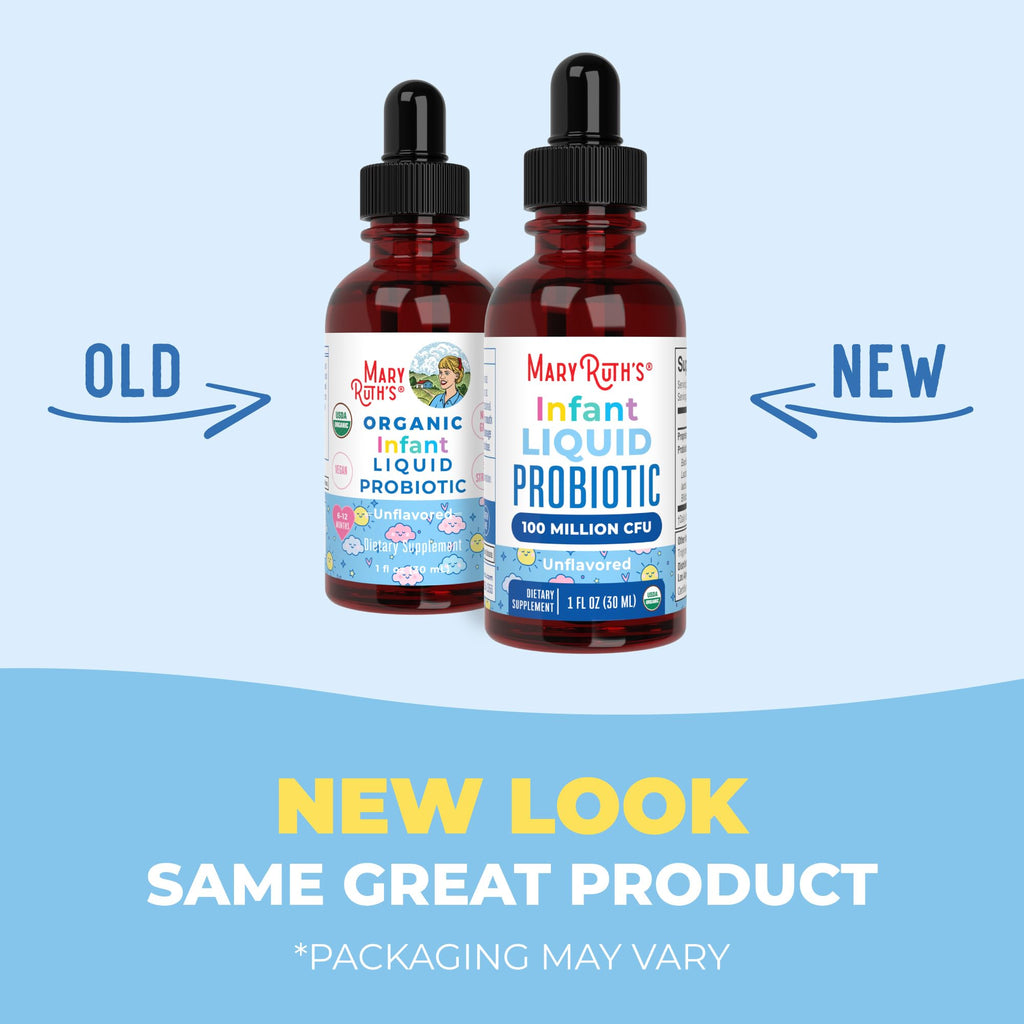 MaryRuth Organics USDA Organic Infant Liquid Probiotic Drops | Baby Essentials | Probiotics for Infants | Baby Probiotic Drops - FENGGESTORE20