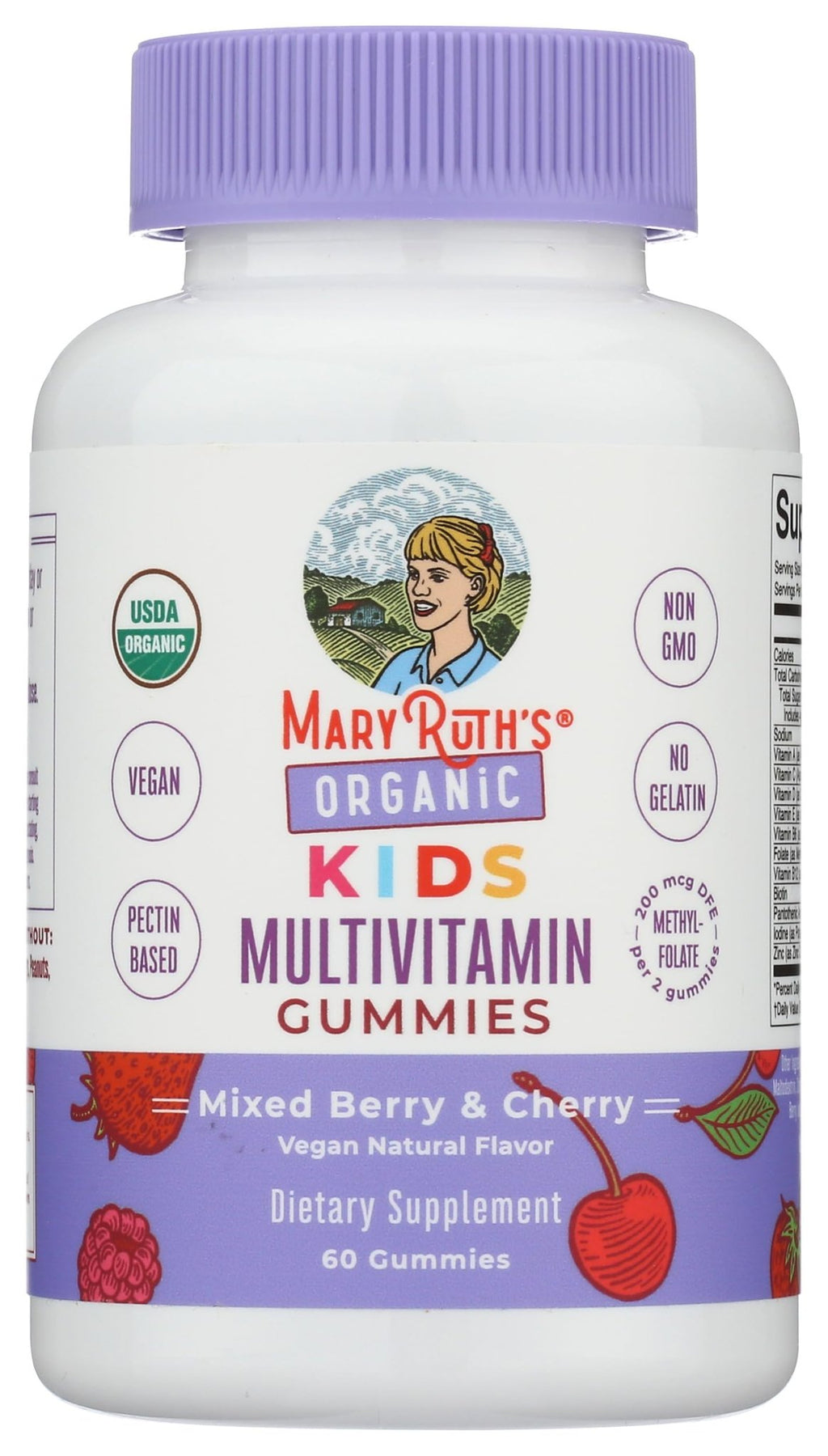 MARYRUTH'S Kids Vitamins | Multi | 1 Month Supply | Multivitamin Gummies for Ages 4+ | Multivitamin for Kids | Vegan | Only 2 Gummies a Day | 60 Count - FENGGESTORE20
